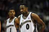 Gilbert Arenas during a game in 2009 (Image via Getty)